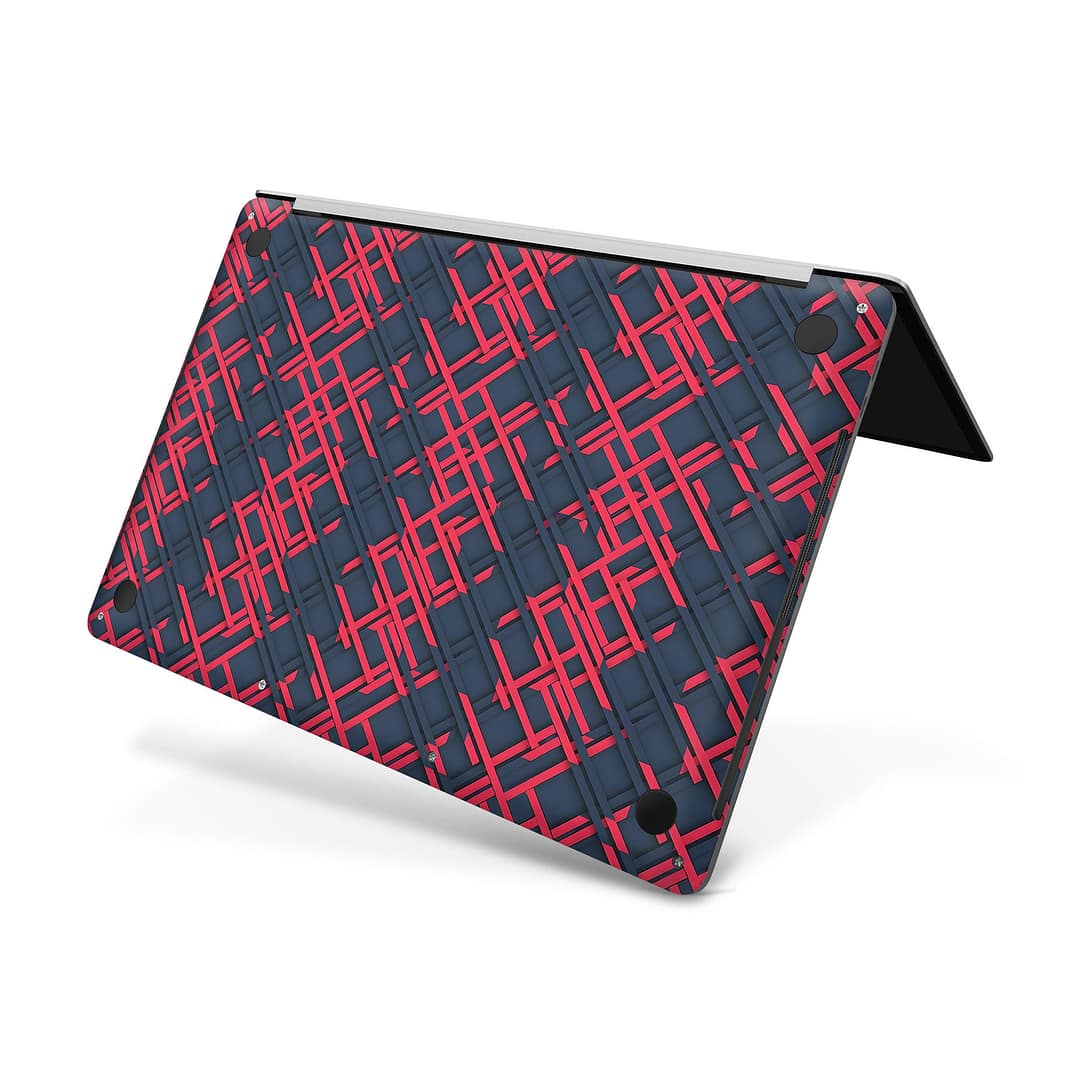 Macbook pro 16'' (touch bar,2019) cyber gridlines skin | wrapitskin