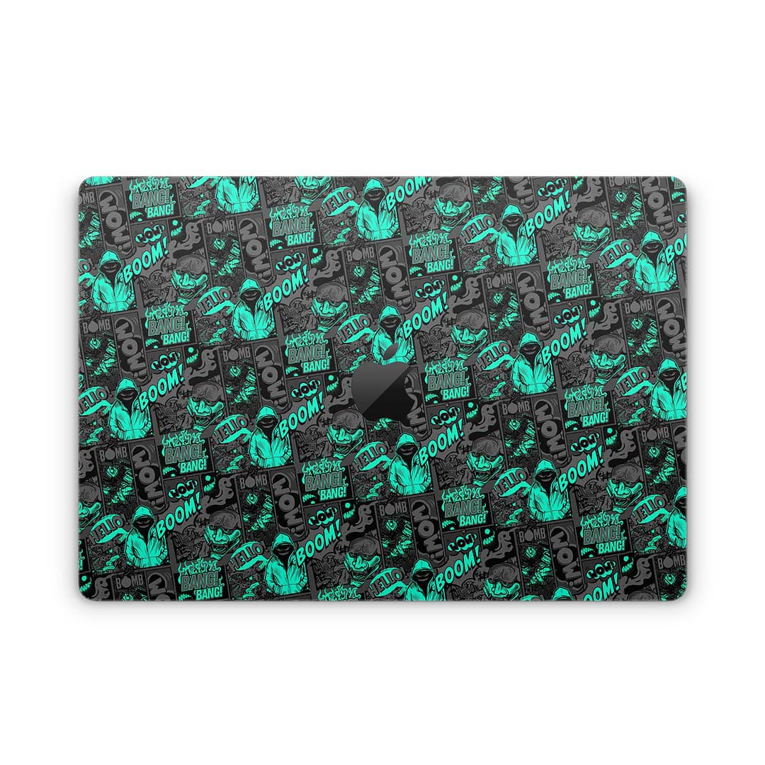 Macbook pro 16'' (m2,2023) boom bang skin wrapitskin