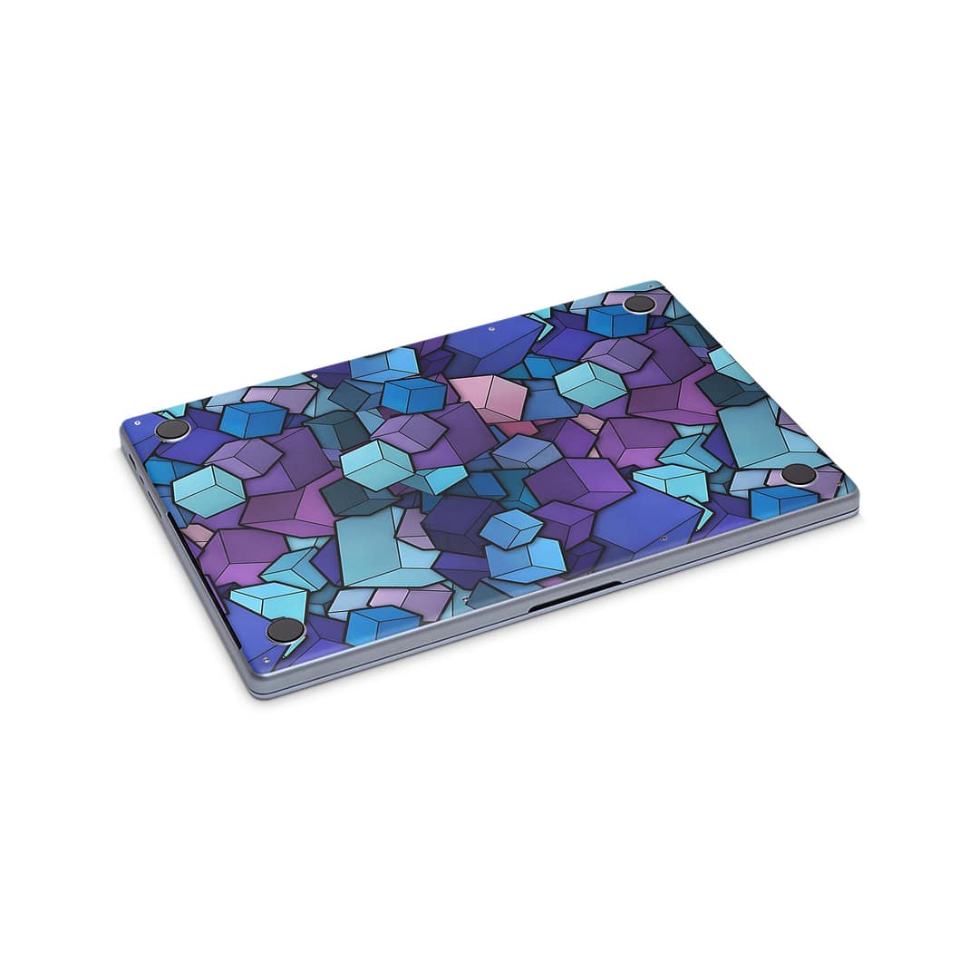 Macbook pro 16'' (m2,2023) 3d cubes skin | wrapitskin
