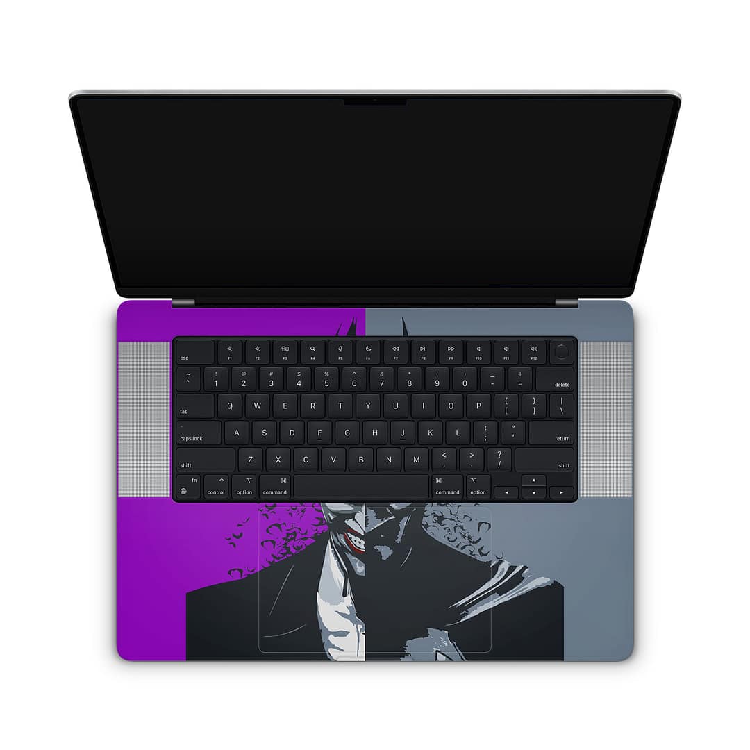 Macbook pro 16'' (m1,2021) joker vs batman skin | wrapitskin