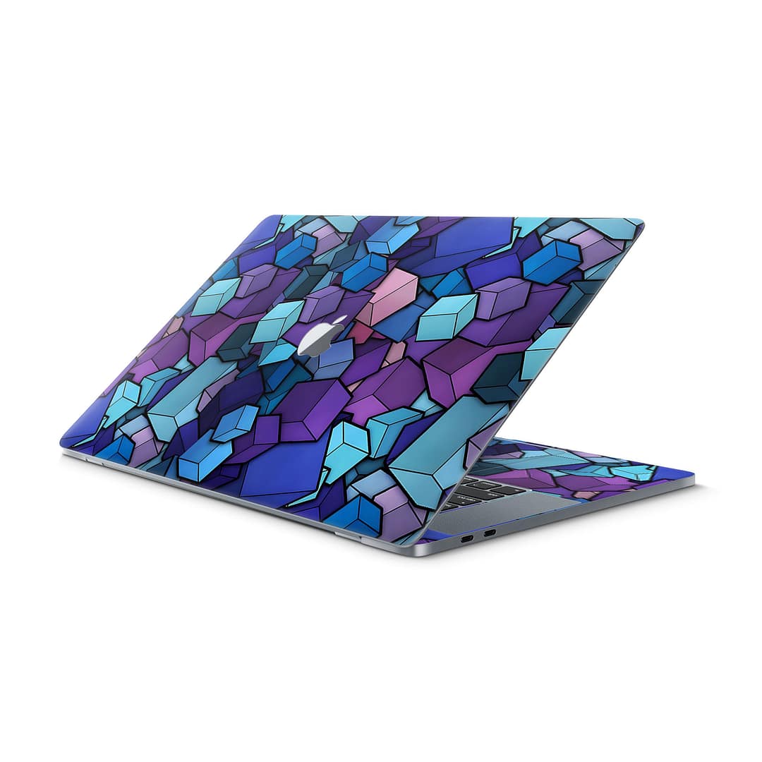 Macbook pro 16'' (touch bar,2019) 3d cubes skin | wrapitskin