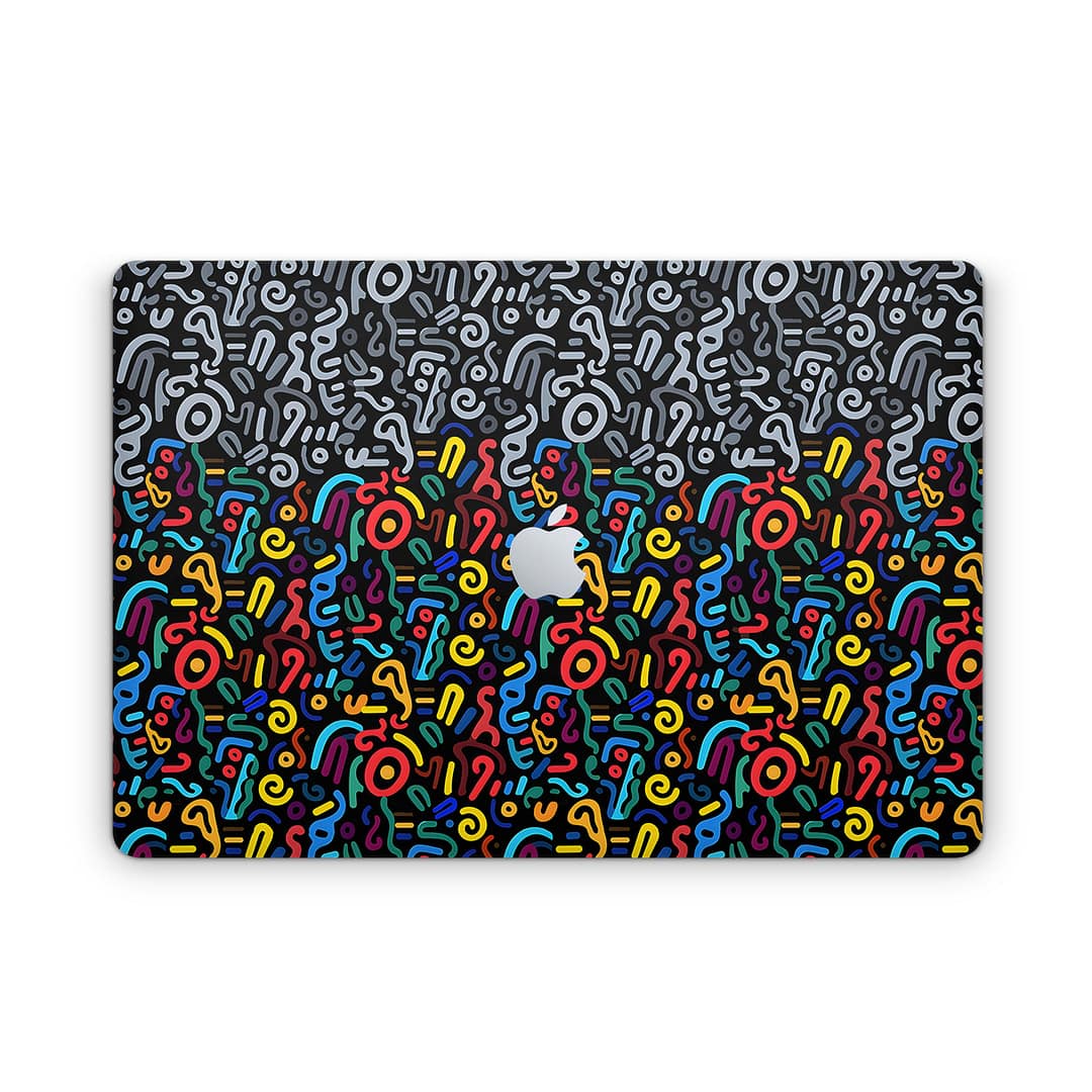 Macbook pro 16'' (touch bar,2019) retro revelry skin wrapitskin