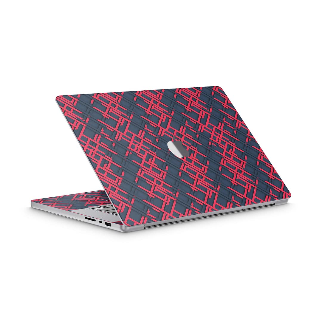 Macbook pro 16'' (m1,2021) cyber gridlines skin | wrapitskin
