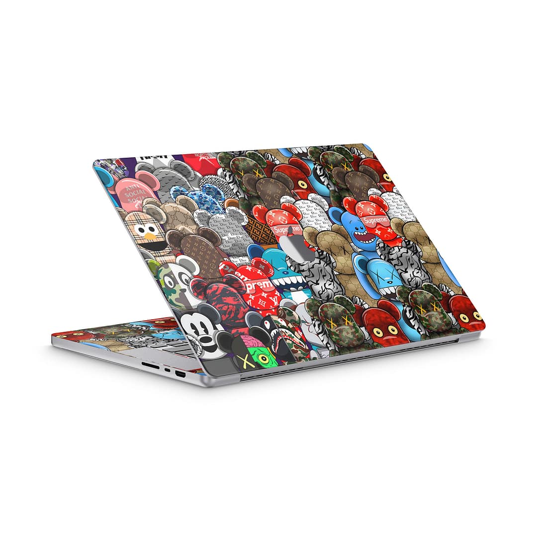 Macbook pro 16'' (m1,2021) fuzzy frenzy skin | wrapitskin