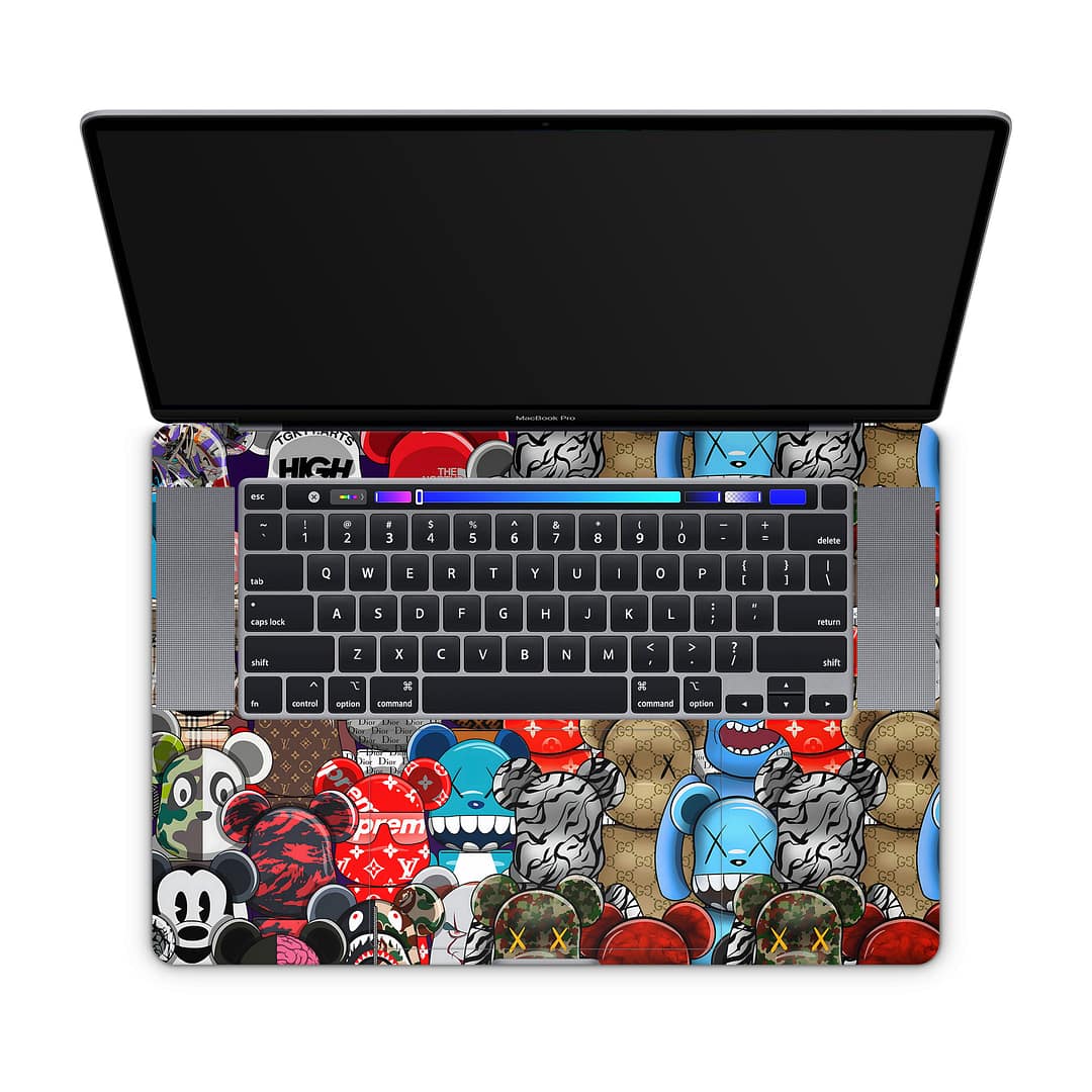 Macbook pro 16'' (touch bar,2019) fuzzy frenzy skin | wrapitskin