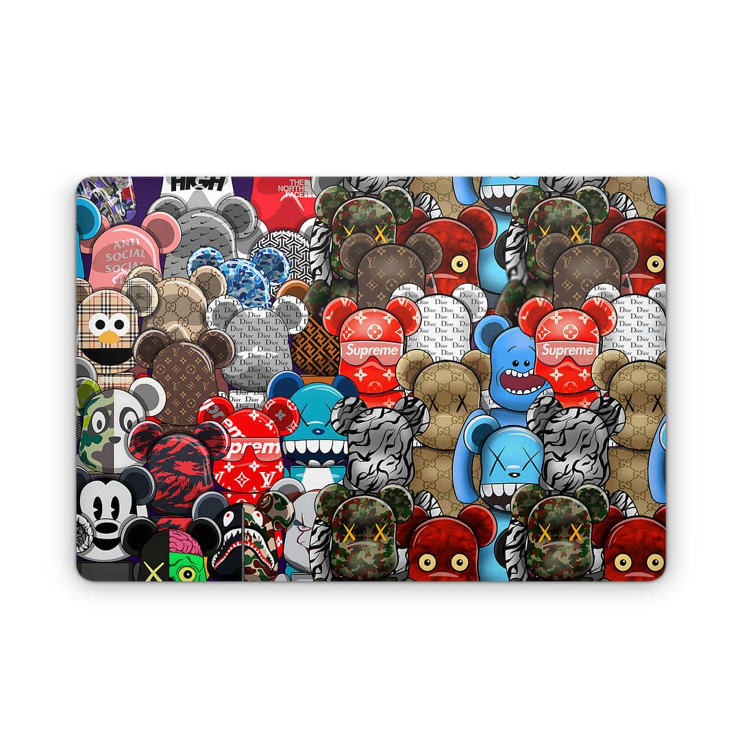 Macbook pro 16'' (touch bar,2019) fuzzy frenzy skin wrapitskin