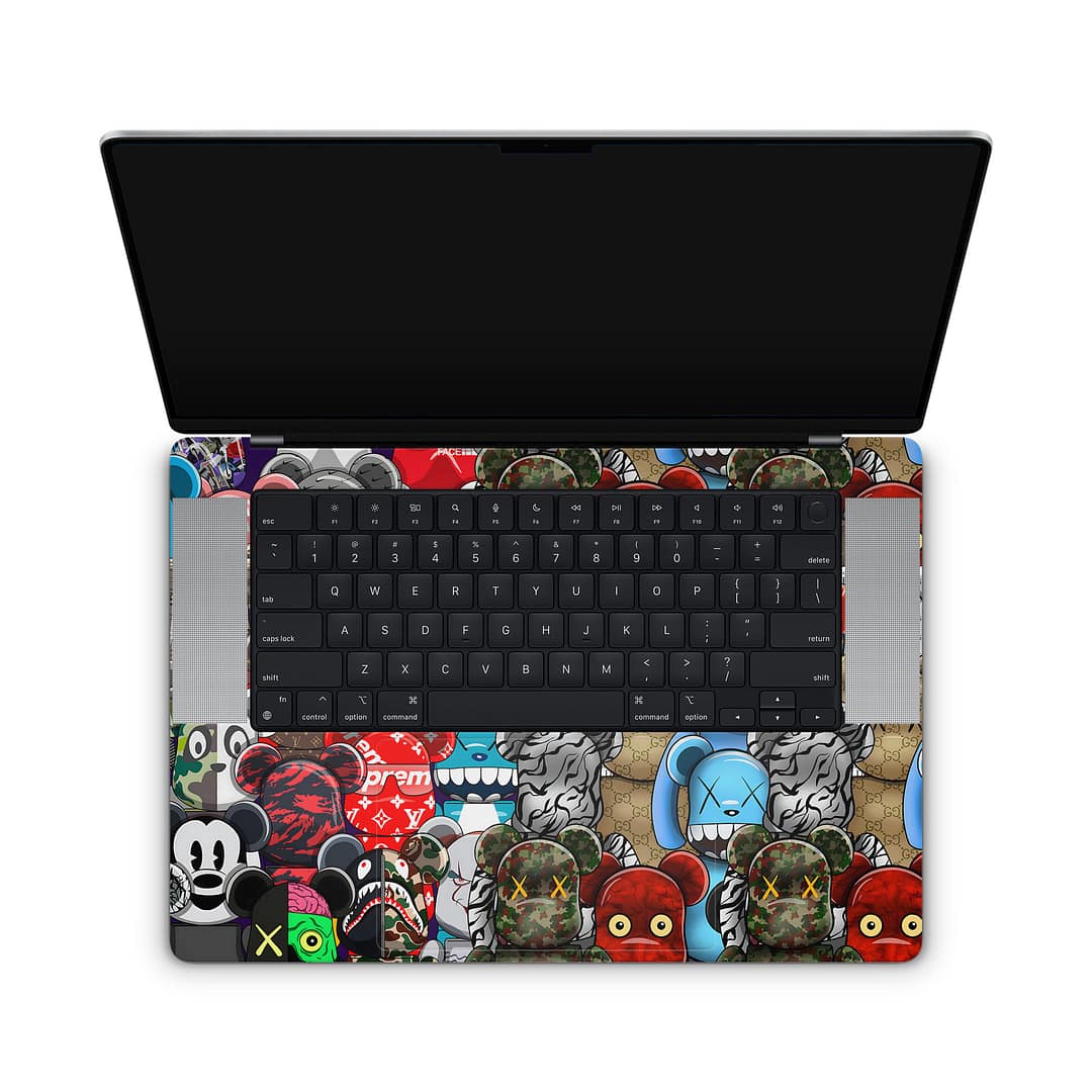 Macbook pro 16'' (m1,2021) fuzzy frenzy skin | wrapitskin