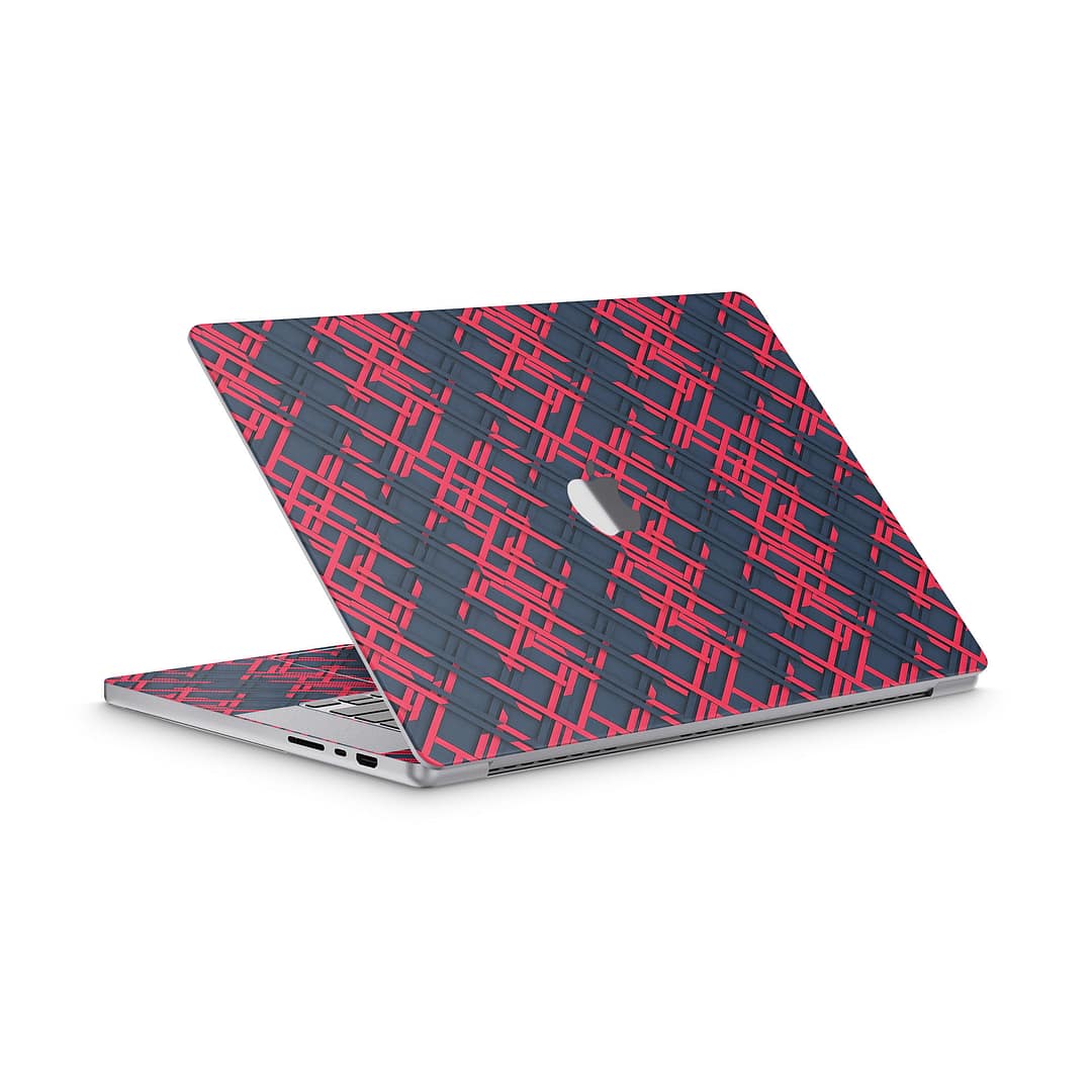 Macbook pro 16'' (m2,2023) cyber gridlines skin | wrapitskin