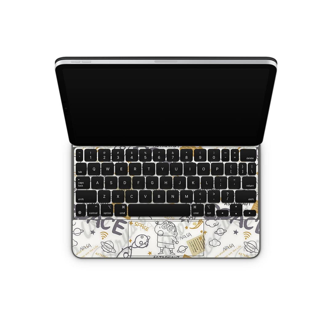 Magic keyboard ipad air gen 5 space skin | wrapitskin