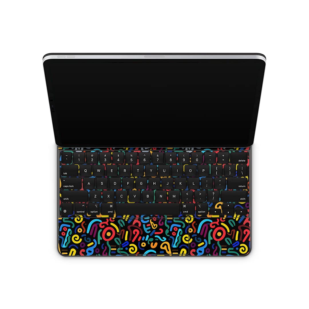 Magic keyboard ipad pro 12. 9” gen 5 retro revelry skin | wrapitskin