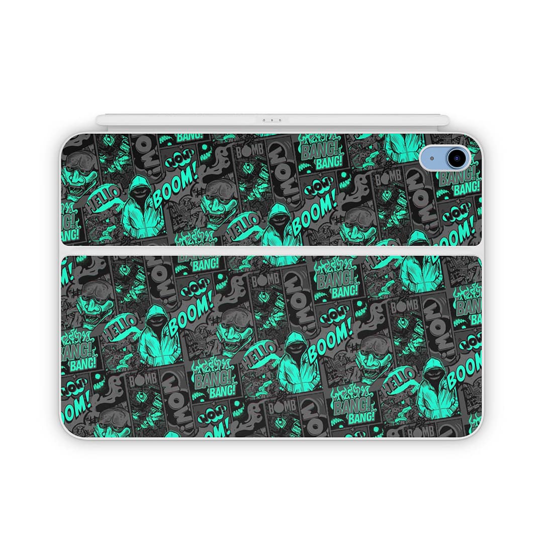 Magic keyboard ipad 10. 9” gen 10 boom bang skin | wrapitskin