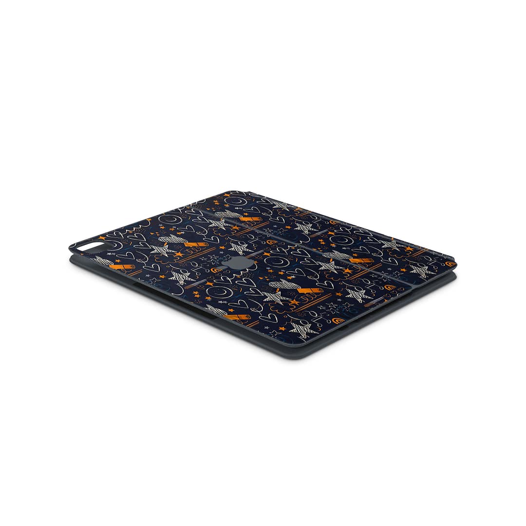 Magic keyboard ipad pro 12. 9” gen 4 doodleverse skin | wrapitskin