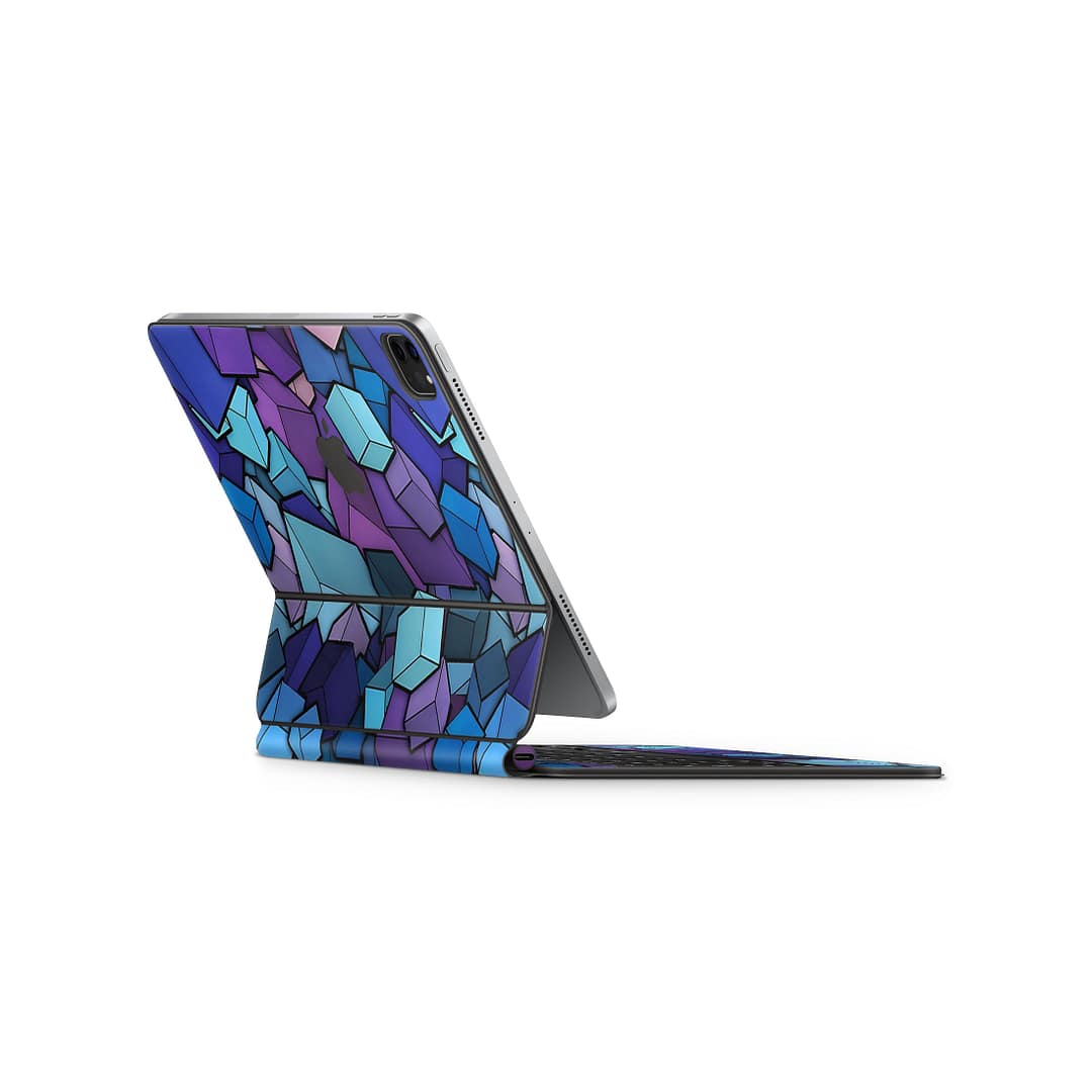 Magic keyboard ipad air gen 5 3d cubes skin wrapitskin