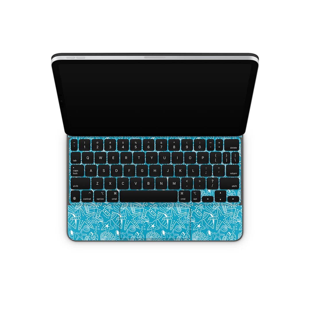 Magic keyboard ipad pro 11'' gen 4 sea life skin | wrapitskin