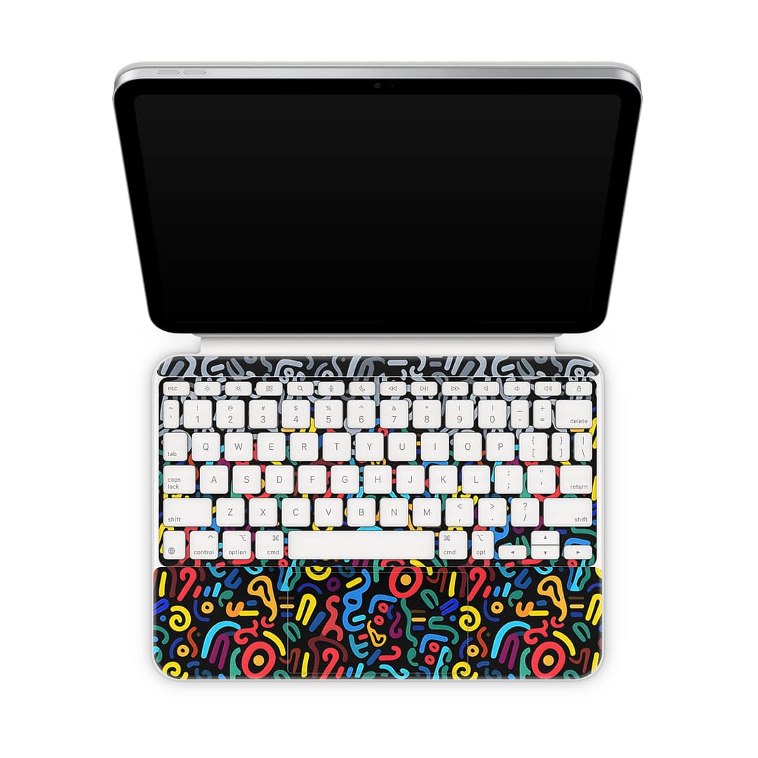 Magic keyboard ipad 10. 9” gen 10 retro revelry skin | wrapitskin