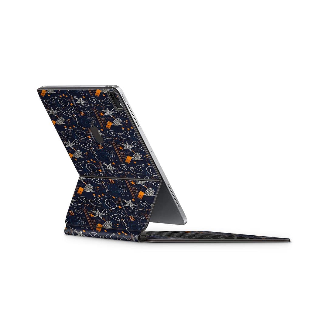 Magic keyboard ipad pro 12. 9” gen 5 doodleverse skin wrapitskin