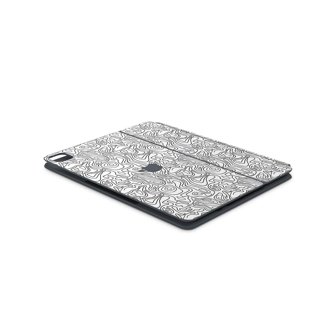Magic keyboard ipad pro 11'' gen 4 white contour skin | wrapitskin