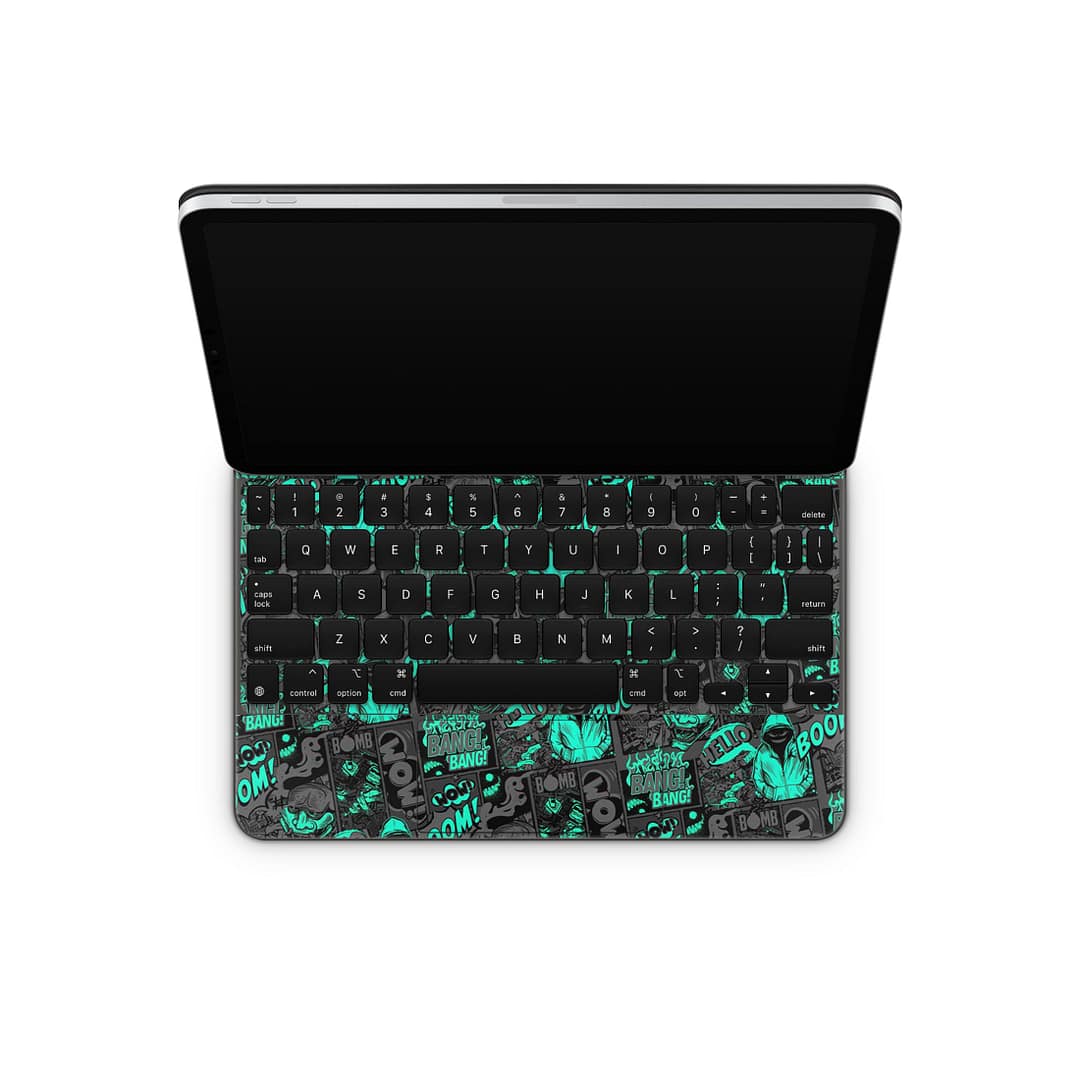 Magic keyboard ipad air gen 4 boom bang skin | wrapitskin