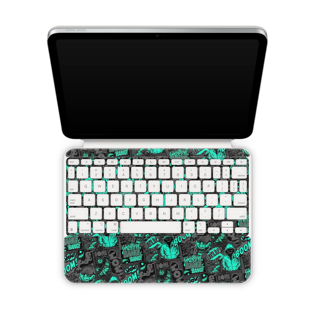 Magic keyboard ipad 10. 9” gen 10 boom bang skin | wrapitskin