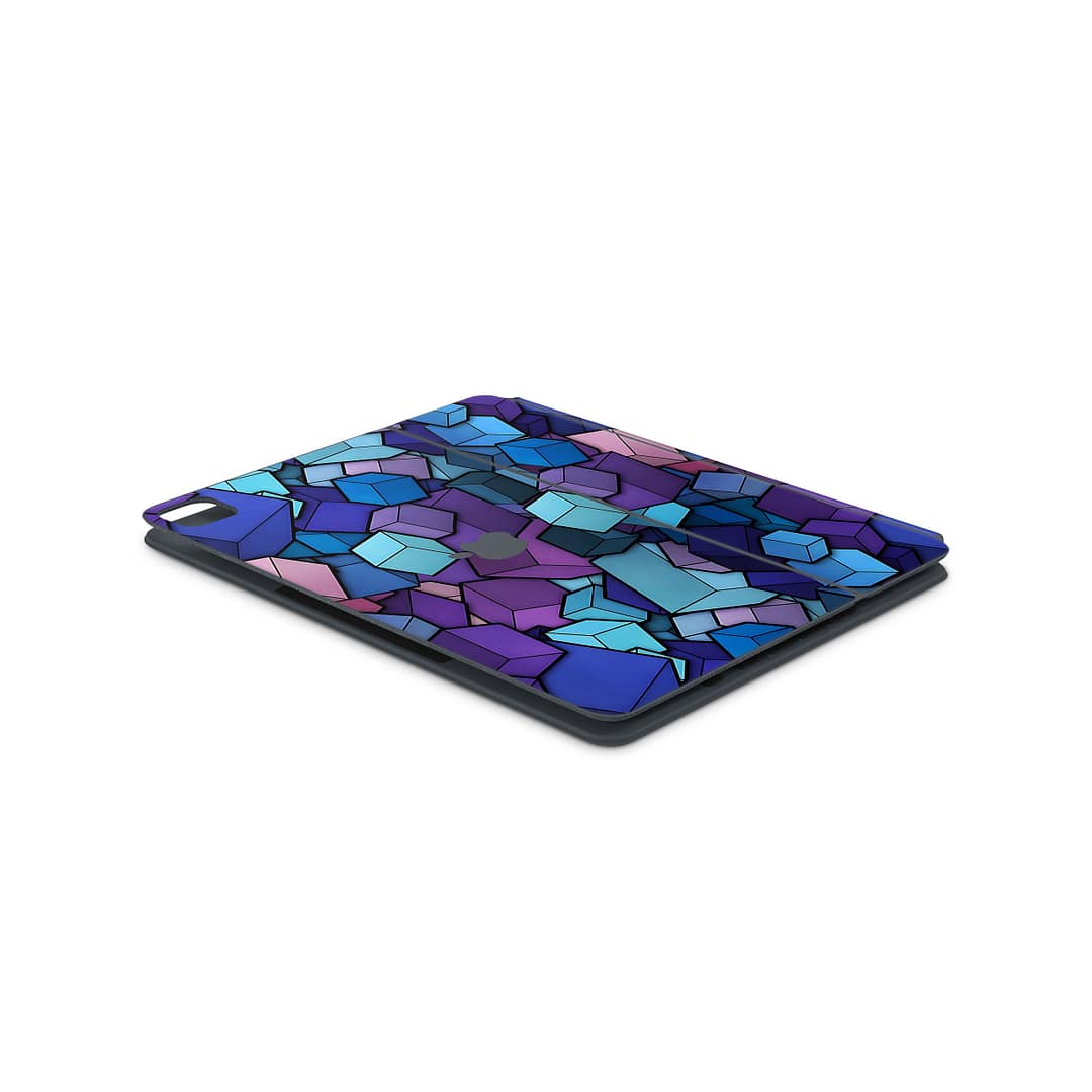 Magic keyboard ipad pro 11'' gen 3 3d cubes skin | wrapitskin