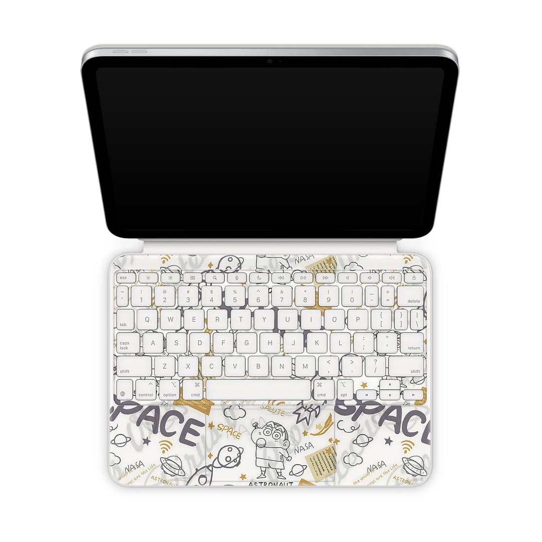 Magic keyboard ipad 10. 9” gen 10 space skin | wrapitskin