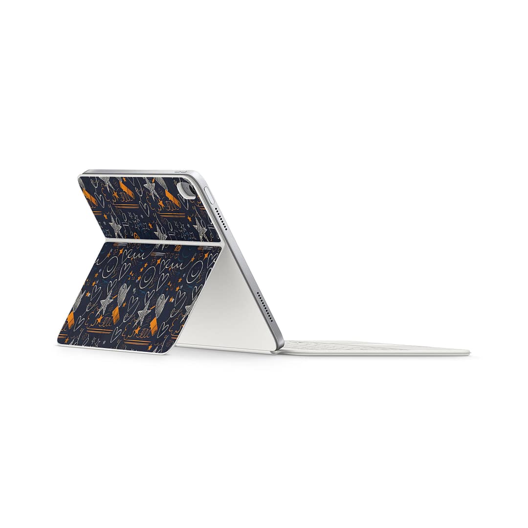Magic keyboard ipad 10. 9” gen 10 doodleverse skin wrapitskin