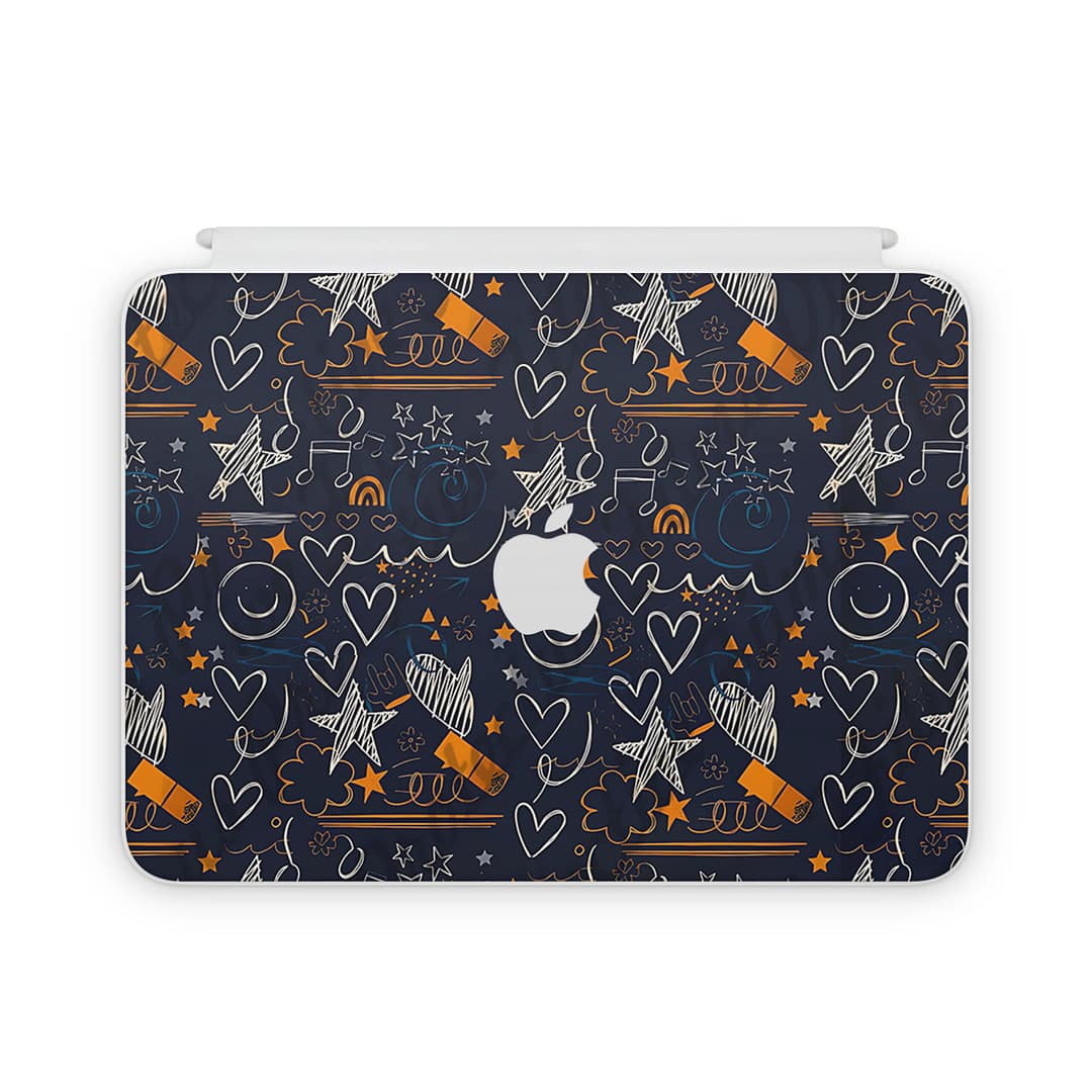 Magic keyboard ipad 10. 9” gen 10 doodleverse skin | wrapitskin