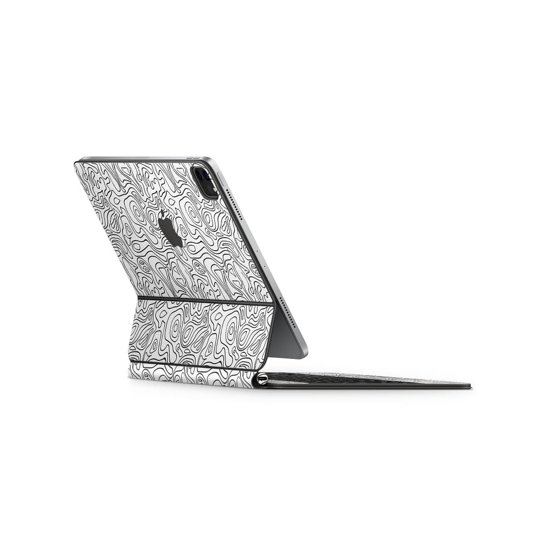 Magic keyboard ipad pro 11'' gen 3 white contour skin wrapitskin