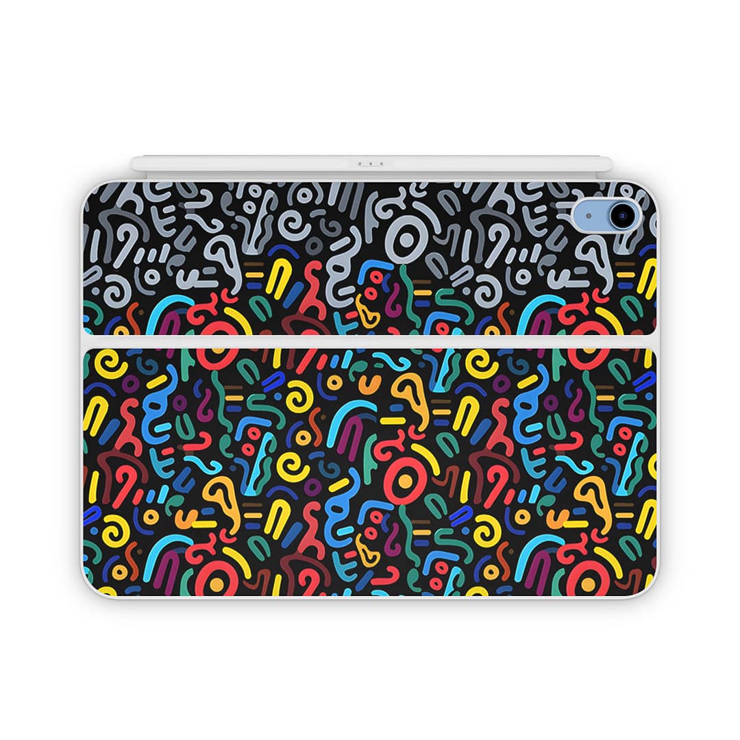 Magic keyboard ipad 10. 9” gen 10 retro revelry skin | wrapitskin