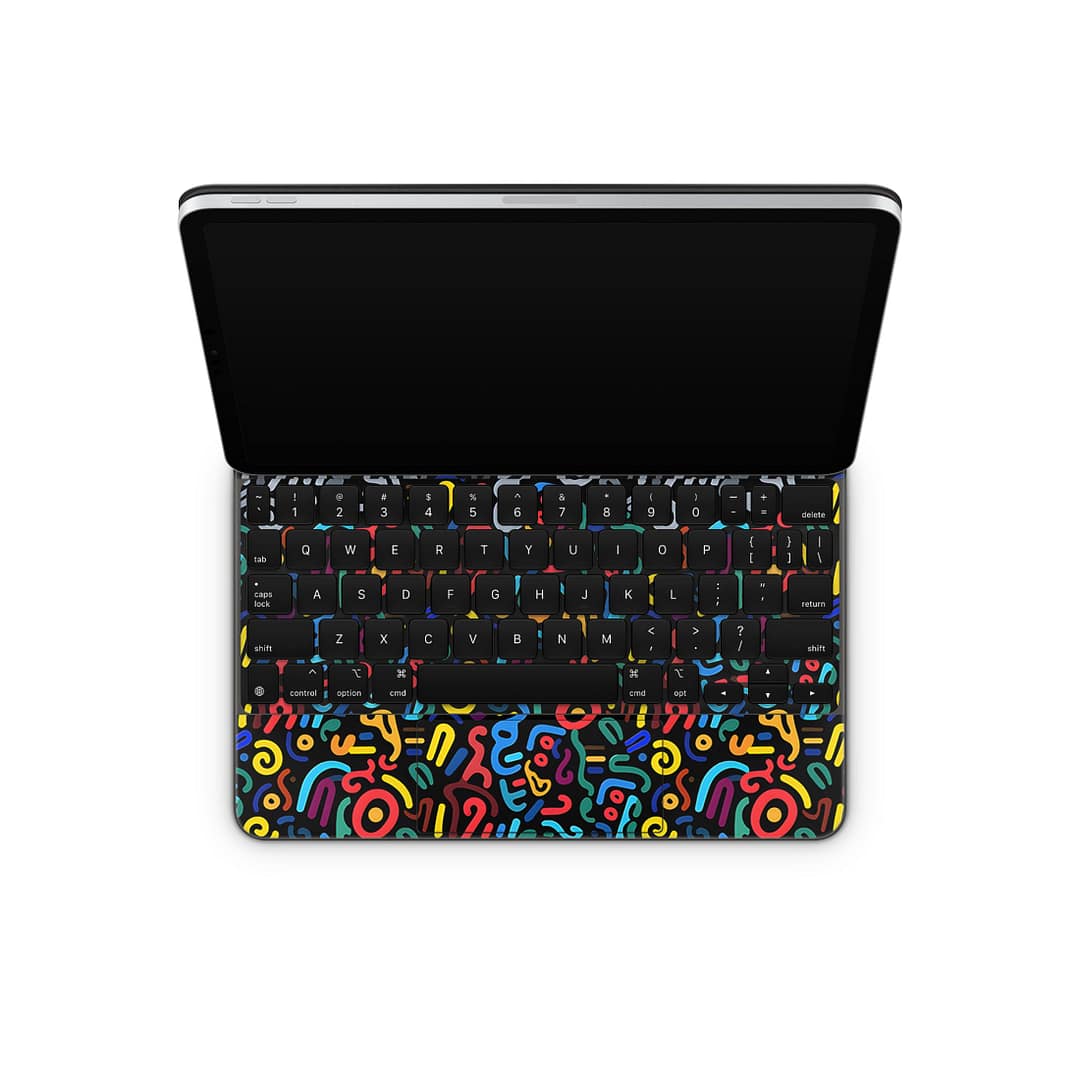 Magic keyboard ipad pro 11'' gen 4 retro revelry skin | wrapitskin