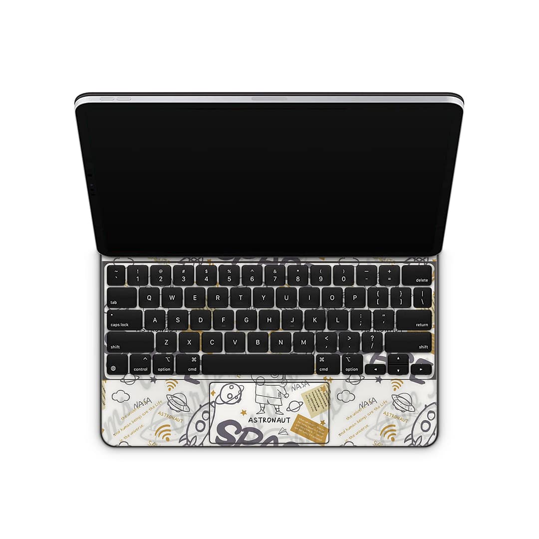 Magic keyboard ipad pro 12. 9” gen 4 space skin | wrapitskin