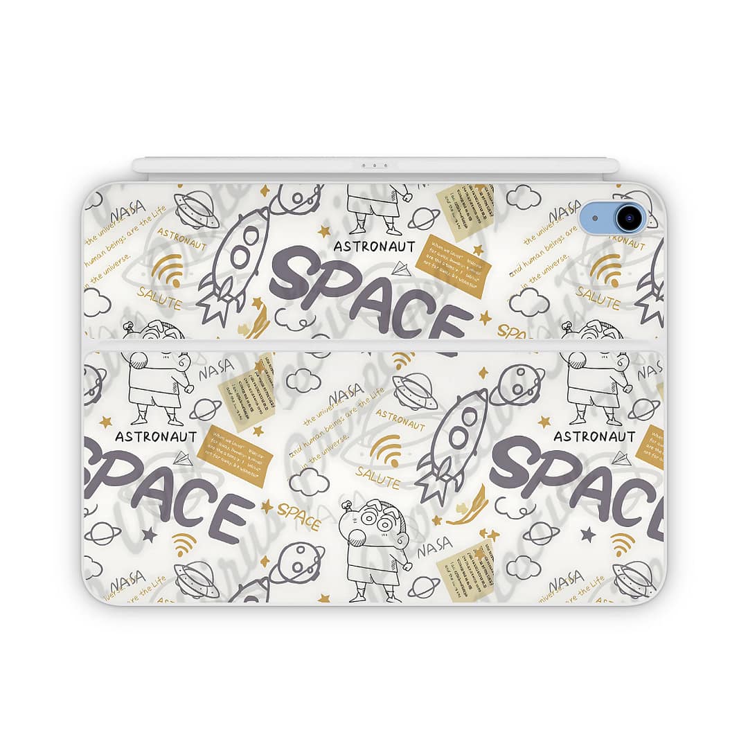 Magic keyboard ipad 10. 9” gen 10 space skin | wrapitskin