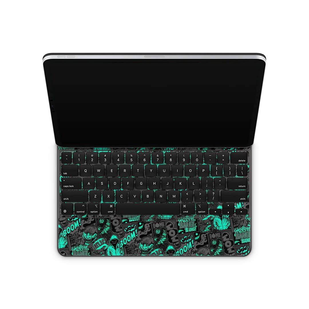 Magic keyboard ipad pro 12. 9” gen 5 boom bang skin | wrapitskin