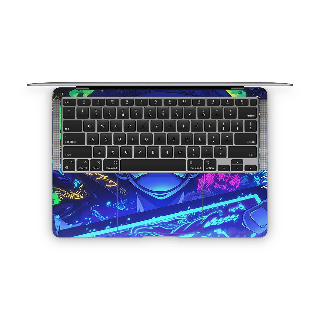 Macbook air 13'' (m1,2020) luffy blaze 3d skin | wrapitskin