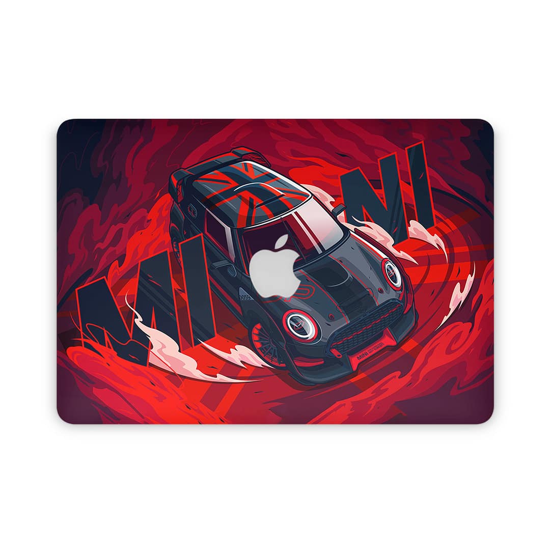 Macbook air 13'' (2010-2017) mini cooper 3d skin | wrapitskin