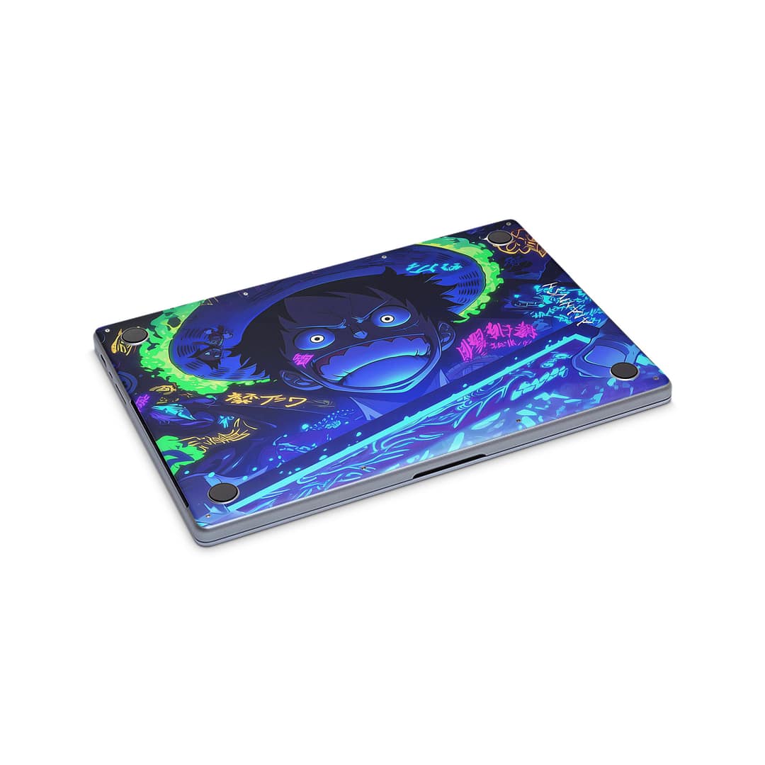 Macbook pro 16'' (m2,2023) luffy blaze 3d skin | wrapitskin