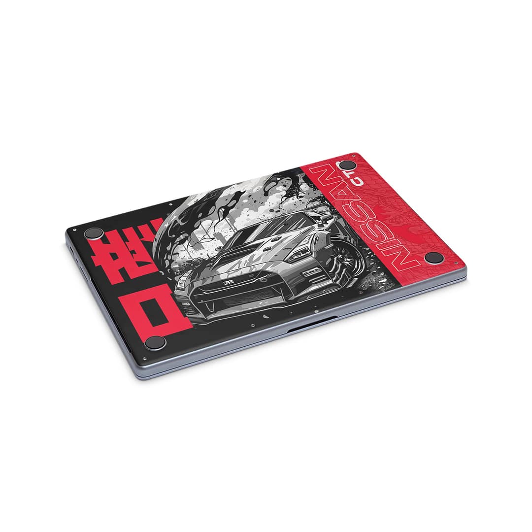 Macbook pro 14'' (2021) gtr blackline 3d skin | wrapitskin