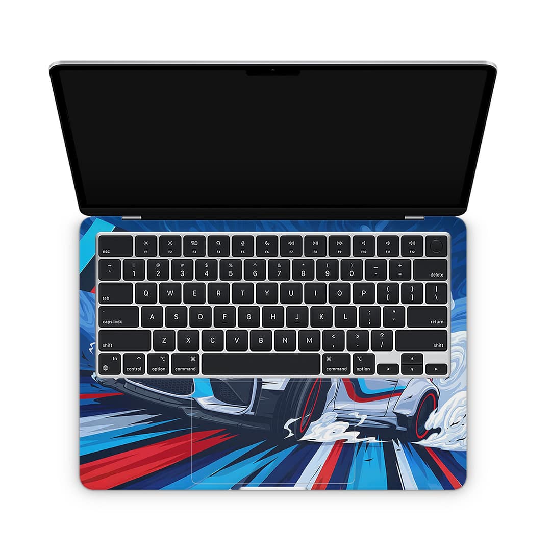 Macbook air 13. 6'' m2 2022 velocityx 3d skin | wrapitskin