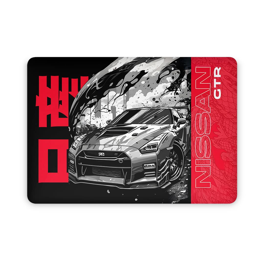 Macbook air 13'' (2010-2017) gtr blackline 3d skin wrapitskin