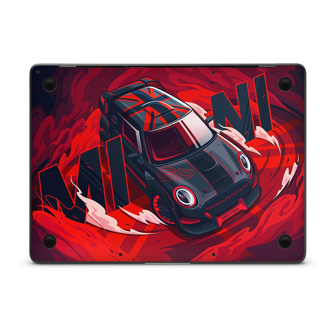 Macbook air 13'' (m1,2020) mini cooper 3d skin | wrapitskin