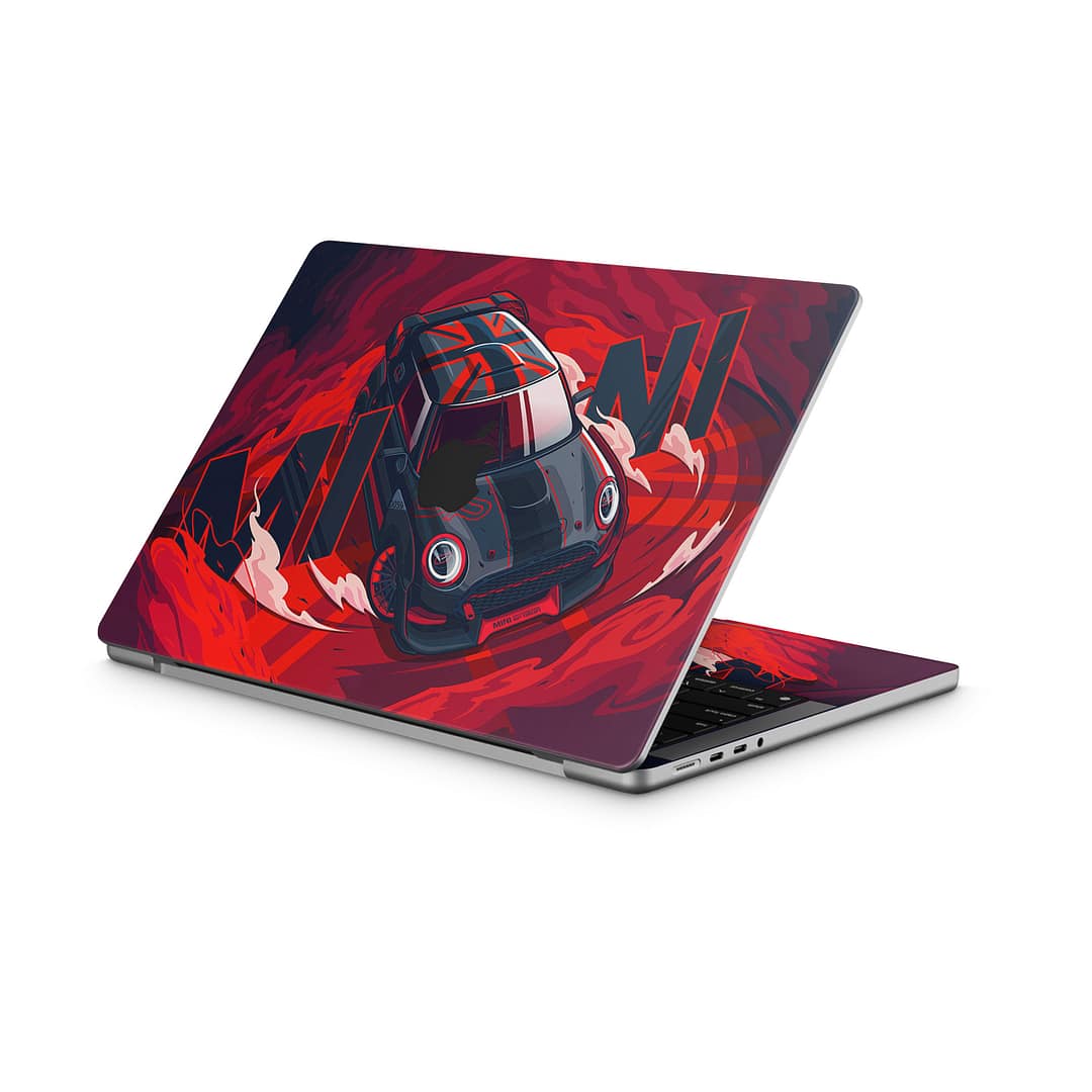 Macbook pro 14'' (2021) mini cooper 3d skin | wrapitskin