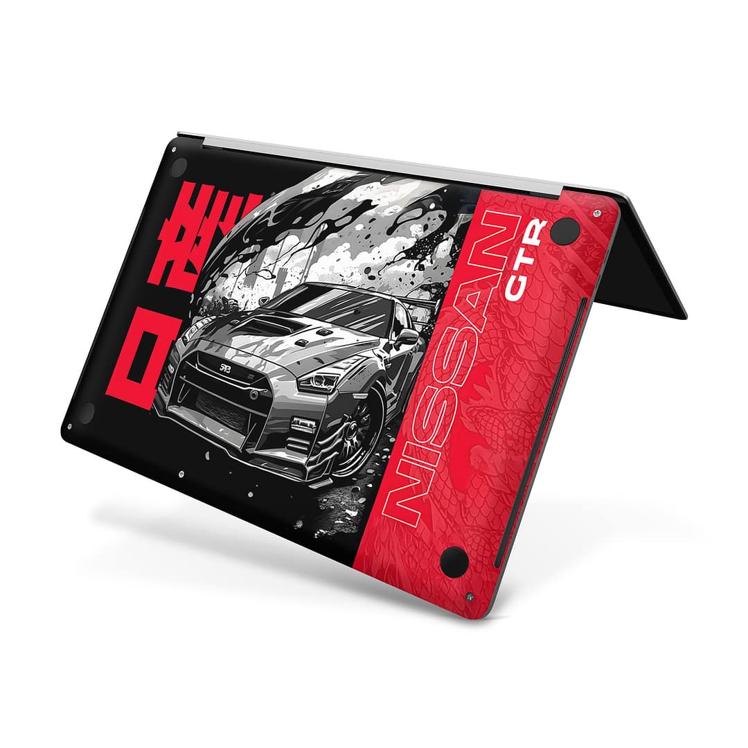 Macbook pro 16'' (touch bar,2019) gtr blackline 3d skin | wrapitskin