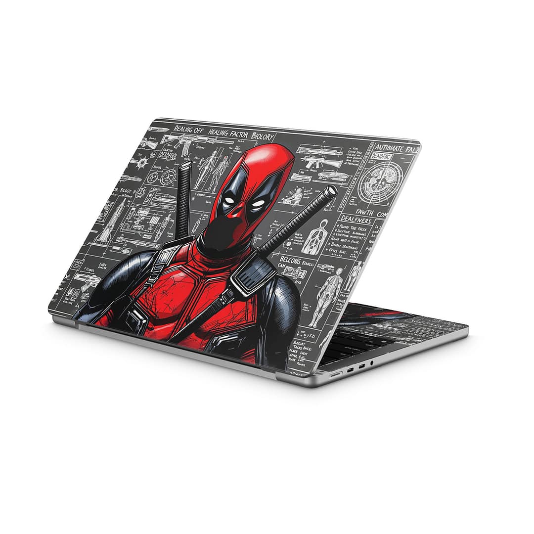 Macbook pro 14'' (2021) deadpool skin | wrapitskin