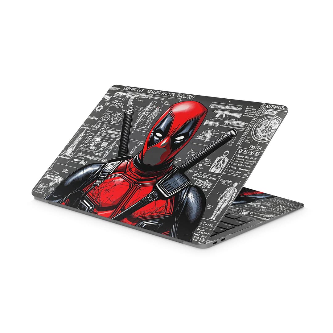 Macbook air 13'' (m1,2020) deadpool skin | wrapitskin