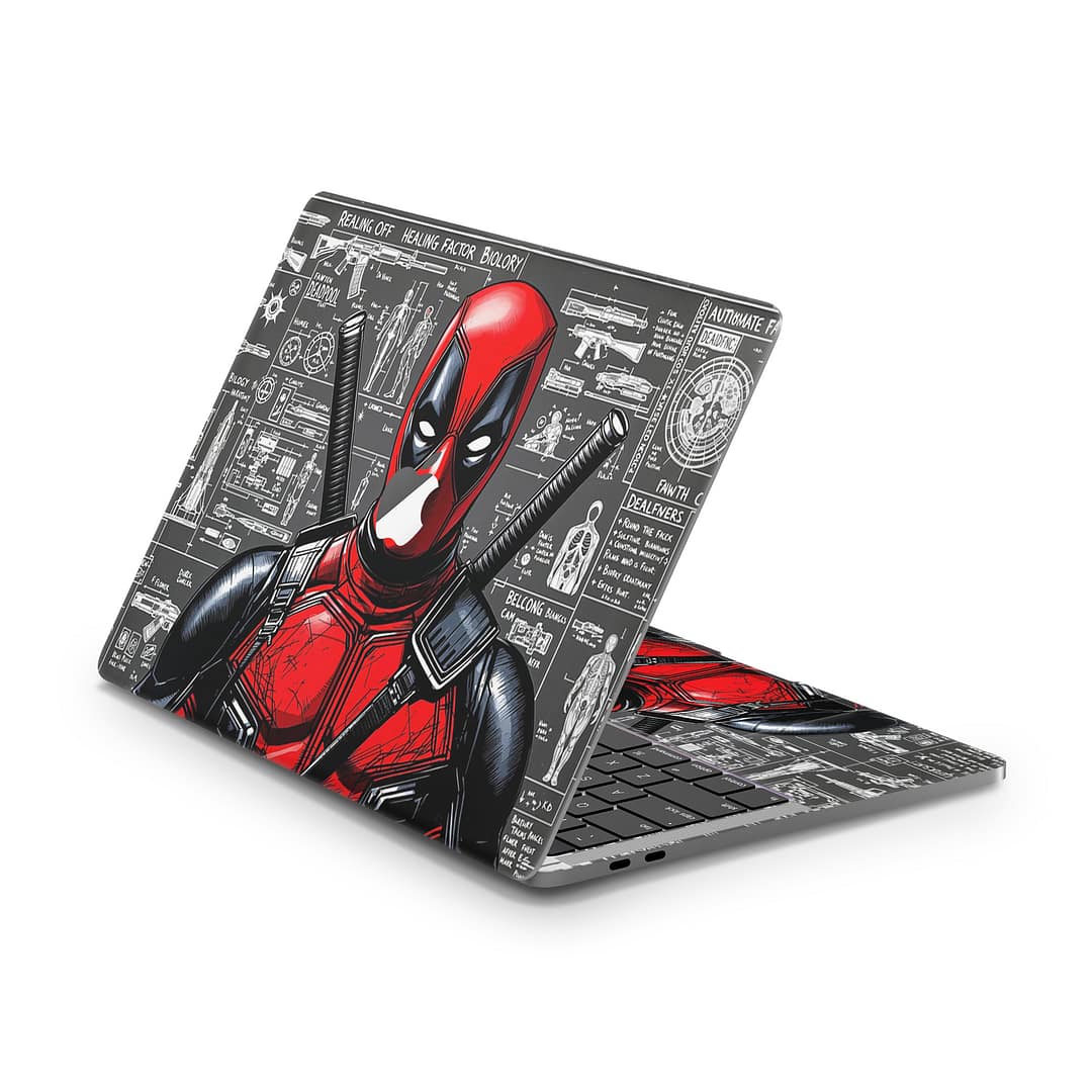 Macbook pro 13” (2016-2018) deadpool skin | wrapitskin