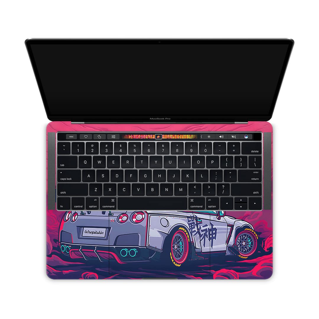 Macbook pro 13'' (touch bar,2018) gtr skin | wrapitskin