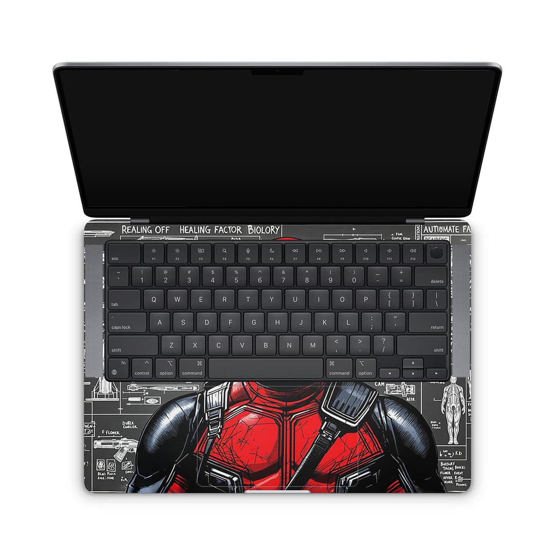 Macbook pro 14'' (2021) deadpool skin | wrapitskin
