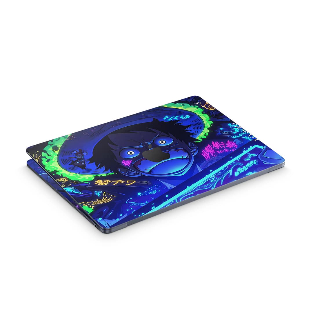 Macbook air 13. 6'' m2 2022 luffy blaze 3d skin | wrapitskin