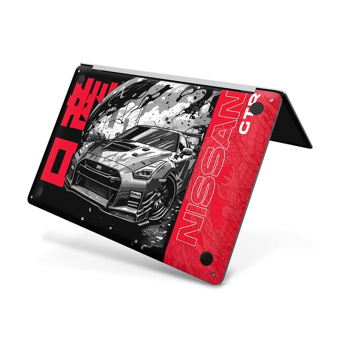 Macbook pro 13'' (touch bar,2018) gtr blackline 3d skin | wrapitskin