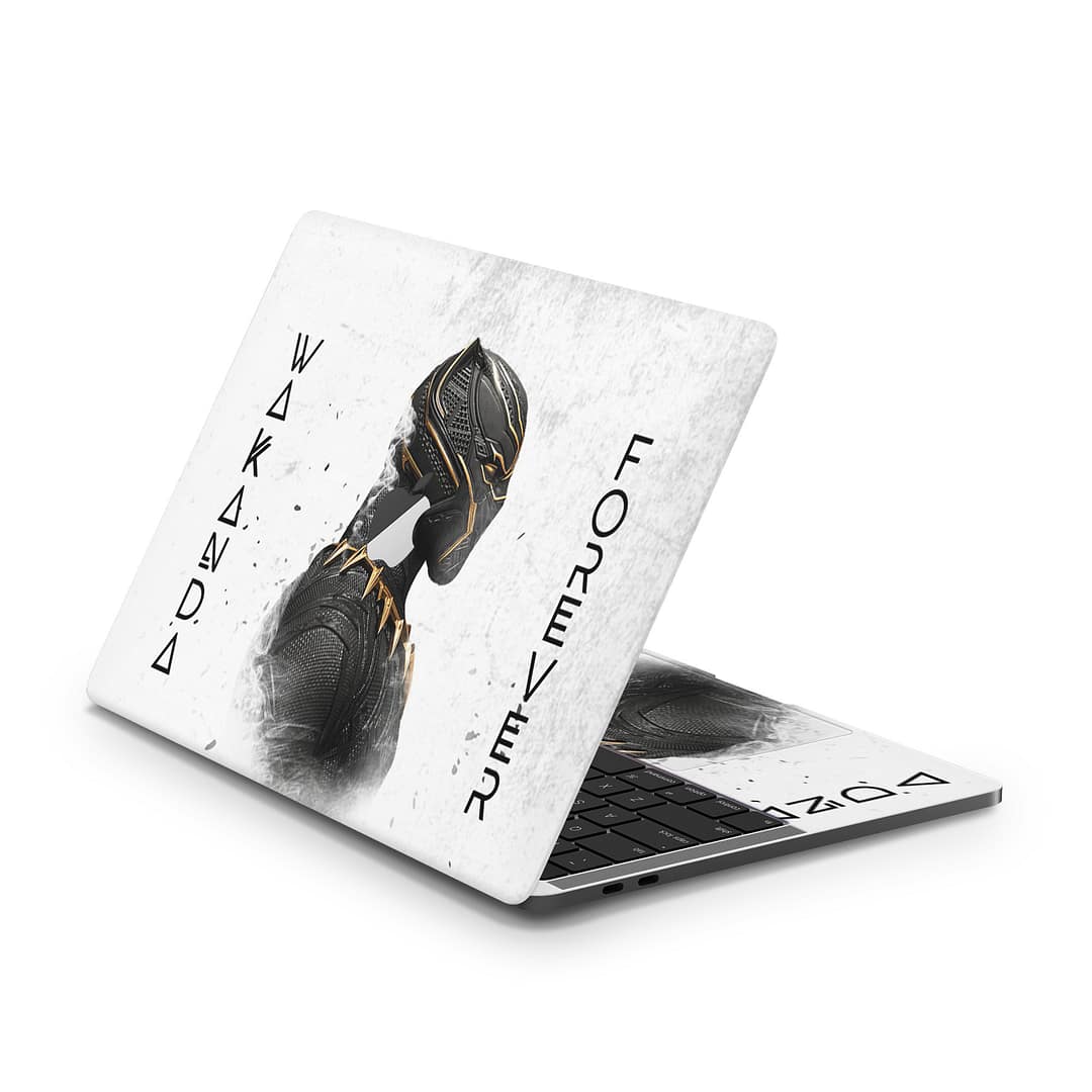 Macbook pro 13'' (touch bar,2018) wakanda forever 3d skin | wrapitskin